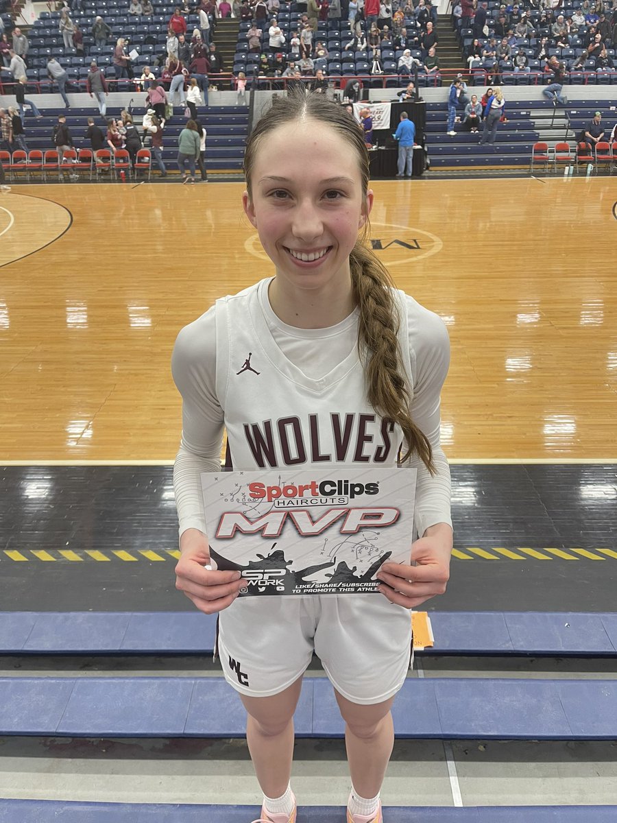 BNC National Bank Scoreboard State A Qaulifier:
Watford City 58
Turtle Mt. 48

Jessica Mogen scored A game high 25! She’s our Sport Clips Haircuts of Minot (Minot, ND) MVP of the Game!

⏪📺💻 Full Replay: pspnetwork.tv 

<a href="/WCNDschools/">WatfordCityNDSchools</a> <a href="/WatfordCityAD/">WatfordCityAD</a>
