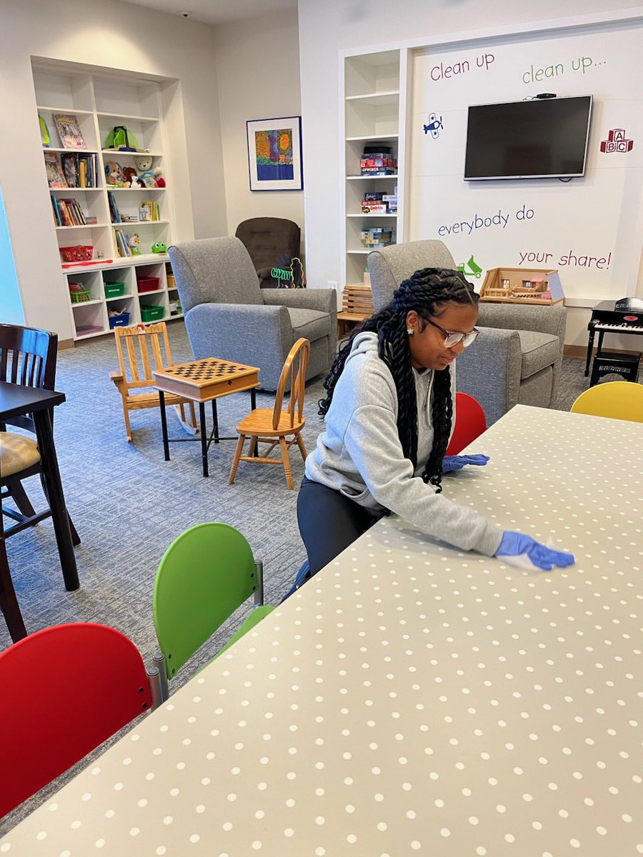 Thanks to Dr. Naber and Mrs. Timmons for helping lead a group of learners in cleaning and helping with the Ronald Mcdonald house.  We never stop giving back!  We are the Pumas!!