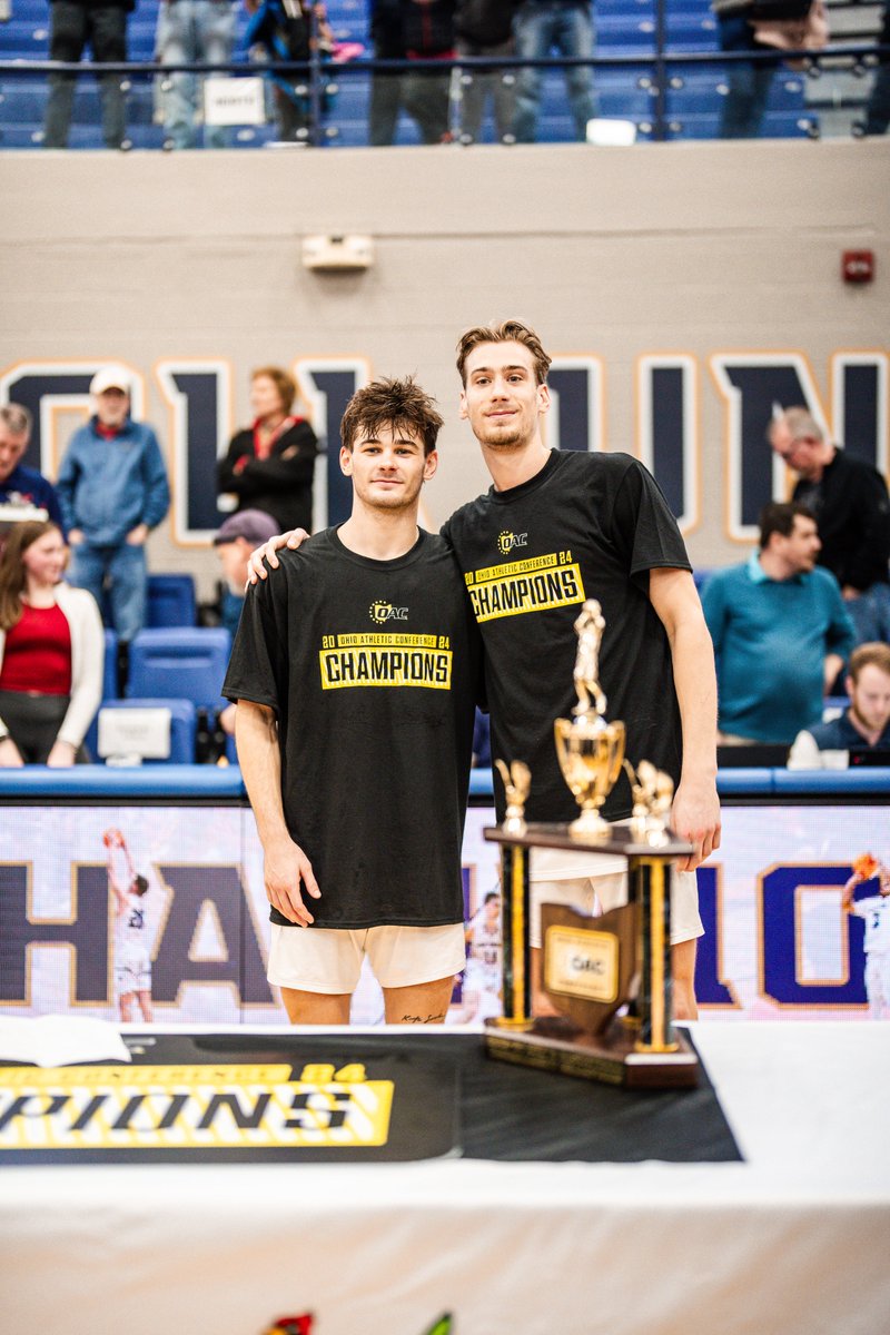 A CHAMPIONSHIP FOR THE AGES!

In the first-ever OT championship game for the Blue Streaks, the team's veterans came up clutch in defeating #24 Mount Union for the OAC Tournament Championship 🏀

📰 jcusports.com/news/2024/2/24…