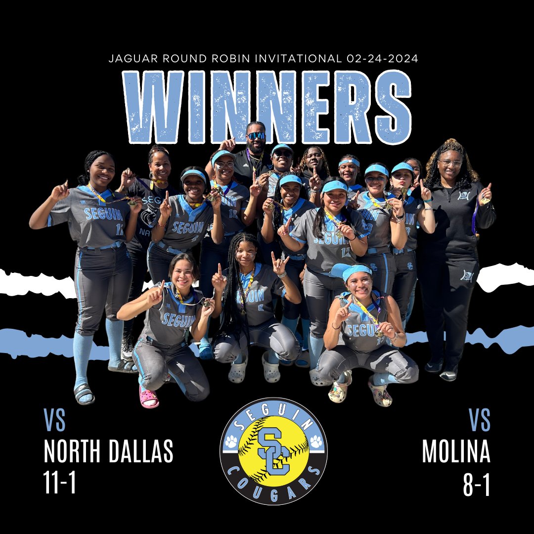 Arlington Seguin Softball (@SeguinCougsSB) on Twitter photo 2024-02-24 22:48:41