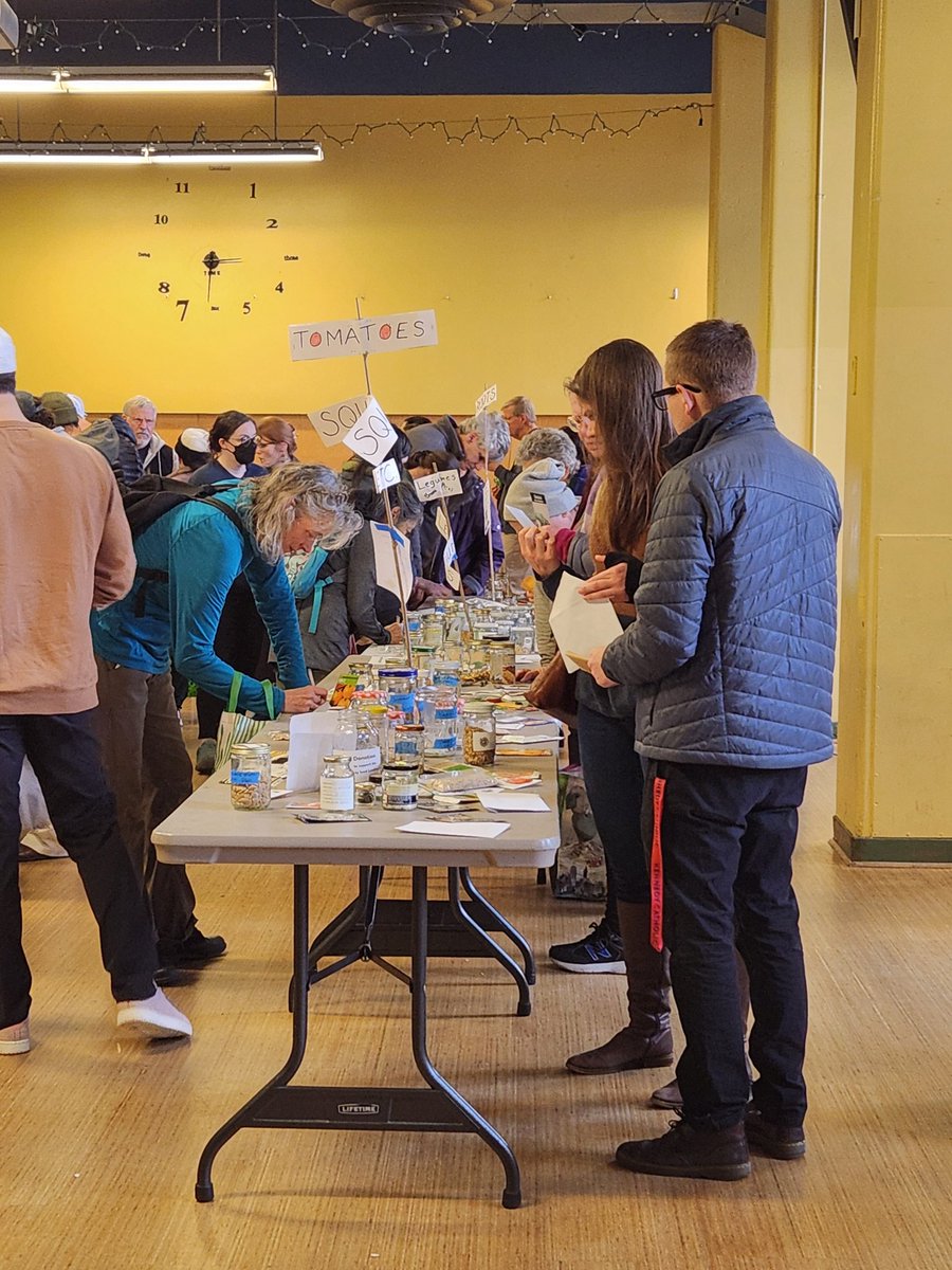 The Great Seattle Seed Swap. Happening now until 4pm at the Phinney Neighborhood Association Center. We got seeds. Bring your own packaging, we're running low.