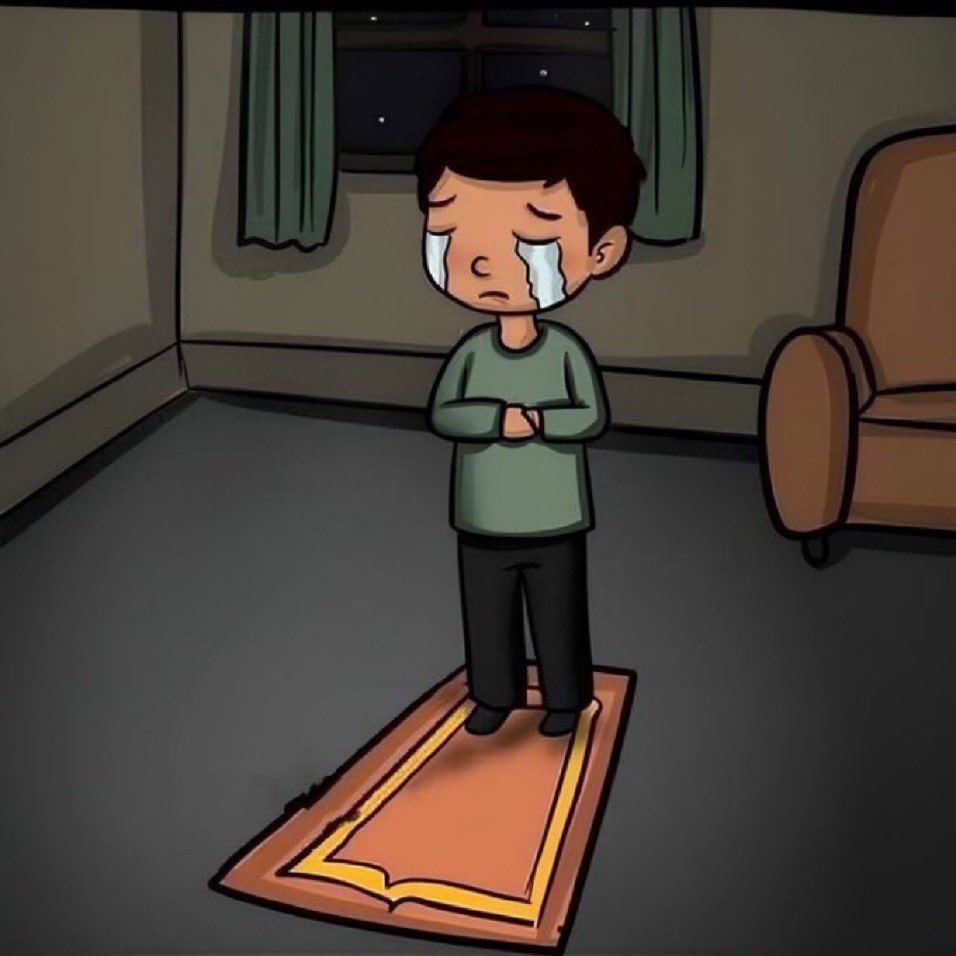 "اللهُم قلباً لا يتكاسل عن الصلاة ولا يؤخرها".❤️