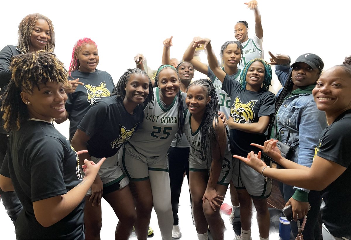 East Georgia W. Basketball (@eastgeorgiawbb) on Twitter photo Congrats to our Players of the Game in our 73-59 victory over Central Georgia Tech:
<a href="/JasmynStrobrid1/">Jasmyn Strobridge</a> - 17 pts, 10 rebs
<a href="/tianna5dismuke/">Tianna Dismuke</a> - 15 pts, 14 rebs
<a href="/DMyaGriffin1/">D’Mya Griffin</a> - 12 pts, 5 rebs Congrats to our Players of the Game in our 73-59 victory over Central Georgia Tech:
<a href="/JasmynStrobrid1/">Jasmyn Strobridge</a> - 17 pts, 10 rebs
<a href="/tianna5dismuke/">Tianna Dismuke</a> - 15 pts, 14 rebs
<a href="/DMyaGriffin1/">D’Mya Griffin</a> - 12 pts, 5 rebs