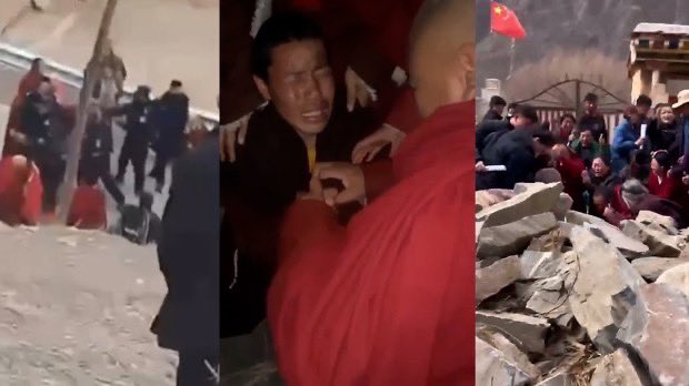 tenzin_pema's tweet photo. #RFAExclusive:: Chinese police on Saturday began wide-scale, rigorous interrogations of Tibetans arrested for protesting a dam project, beating some of them so badly that they required medical attention, sources told @RadioFreeAsia (1/n)
✍️@rfatibet team + @Kalden2017 @TashiWRFA Pelbar @tenzin_pema
Read the full story in English :: https://t.co/lkctDatGx3
Read in Tibetan :: https://t.co/ohXp0js2Eo