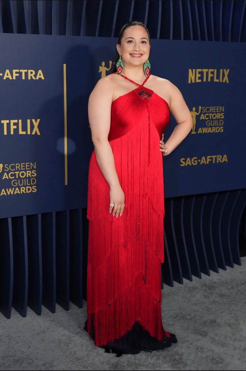 Congratulations to Lily Gladstone for winning Best Female Actor in a Leading Role at the 2024 Screen Actors Guild Awards!!

Photo Credit: Jordan Strauss/Invision, via Associated Press