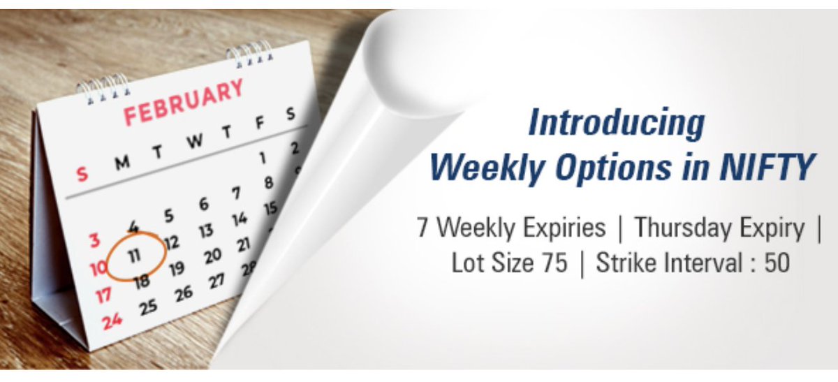 Shyam_Nair_'s tweet photo. NSE launched it's 1st Nifty weekly options contract from Feb 11, 2019. Immediately after few months, corona & it's related tussles started.
😥Those were the challenging days!
This Feb marked the 5th anniversary of Nifty weekly options.
#weeklyexpiry #adaptEvolveGrow https://t.co/l7XsJIDmF6