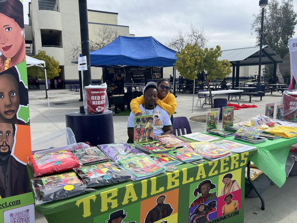 UHMS_Hansen's tweet photo. This afternoon, RCHS hosted the 3rd annual Black Cultural Celebration.  We had over 20 vendors from a variety of local businesses, food vendors selling amazing food, crafts, activities, performances, and so much more!  Thank you to everyone who joined us today!
@RanchoHSCougars https://t.co/sMUI2Z8MxC
