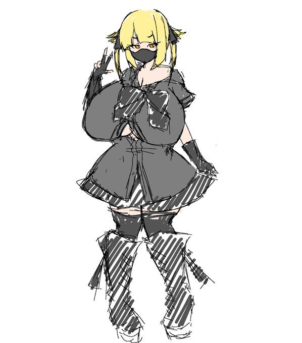 500円プラン限定絵リクで新たなオリキャラ描いてくれって…来たんだけど
今回は却下、ごめんな

でも普通に描きたいなーと思ってる🤗
仮デザインプロトタイプ
かわいいかな…?

でもいつか描きたいなーと思って2年経っちゃったオリキャラとちょっとシルエット被るな😅
デザインセンスの無さよ 