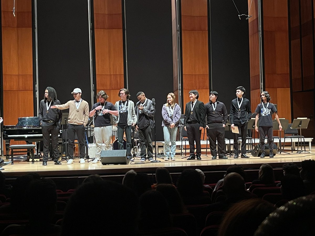 The Jazz Ensemble had a jam packed weekend! Placing 2nd at the Harlem Hell Fighters Jazz Festival on Friday then having 3 students recognized with Outstanding Soloist medals at UH! Congratulations Angel, Brandon & Bryan! The future is bright for the Jammin’ Generals! GO BIG RED!