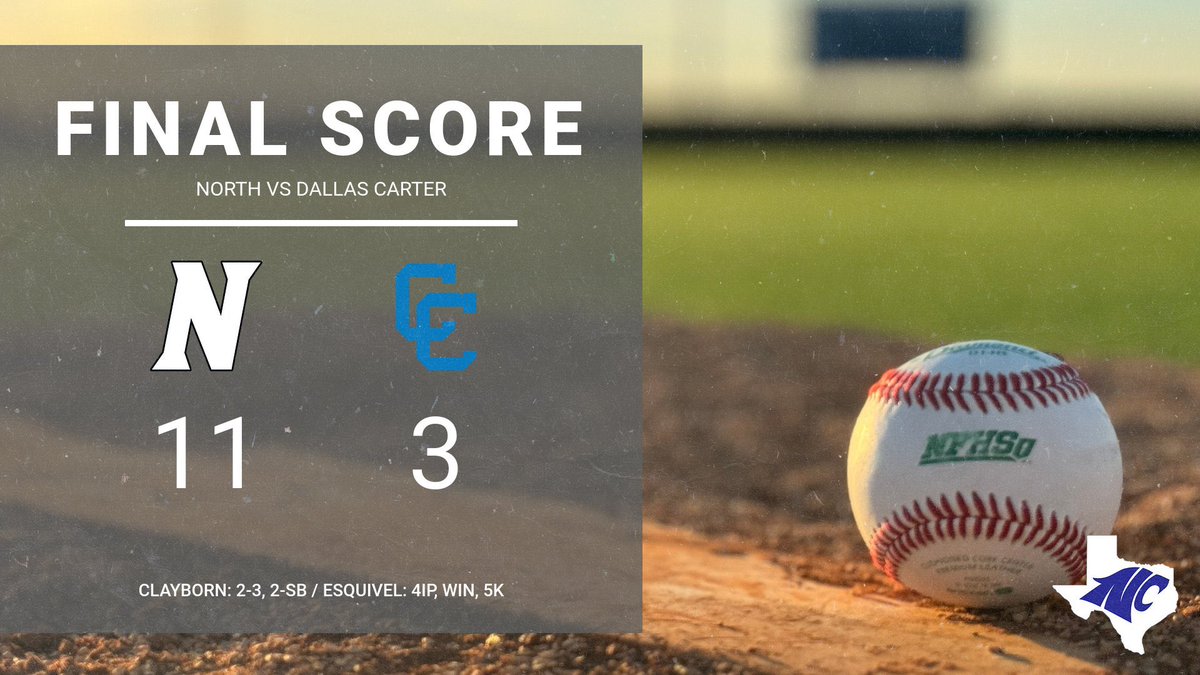 The_NC_Baseball's tweet photo. Finished the tournament with a WIN and a 3-1 record to move to 4-1 on the season so far #TrueNorth #RespectTheRep https://t.co/xVPJaE55gI