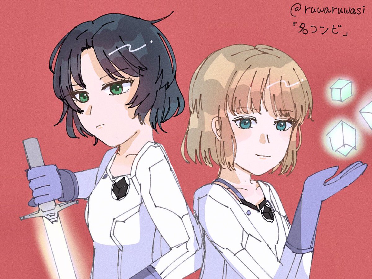 ruwaruwasi's tweet photo. #ワートリ版深夜の真剣お絵かき60分一本勝負
お久しぶりワンドロです！第700回おめでとうございます🎉
ガロプラ戦の女の戦いが大好きなんだ〜！！！ https://t.co/IUTA119NjT