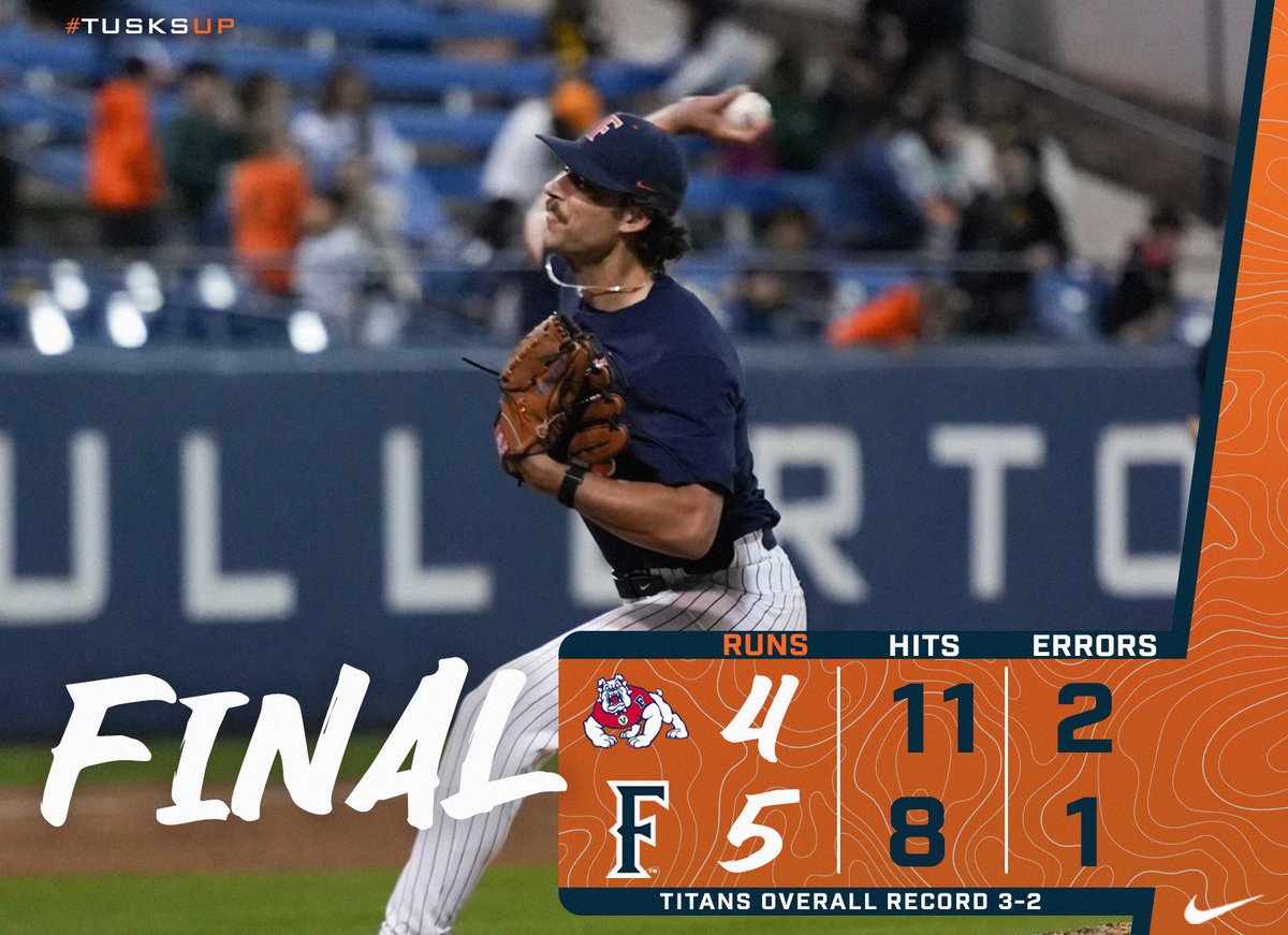 Titans even the series with a 5-4 win! #TusksUp