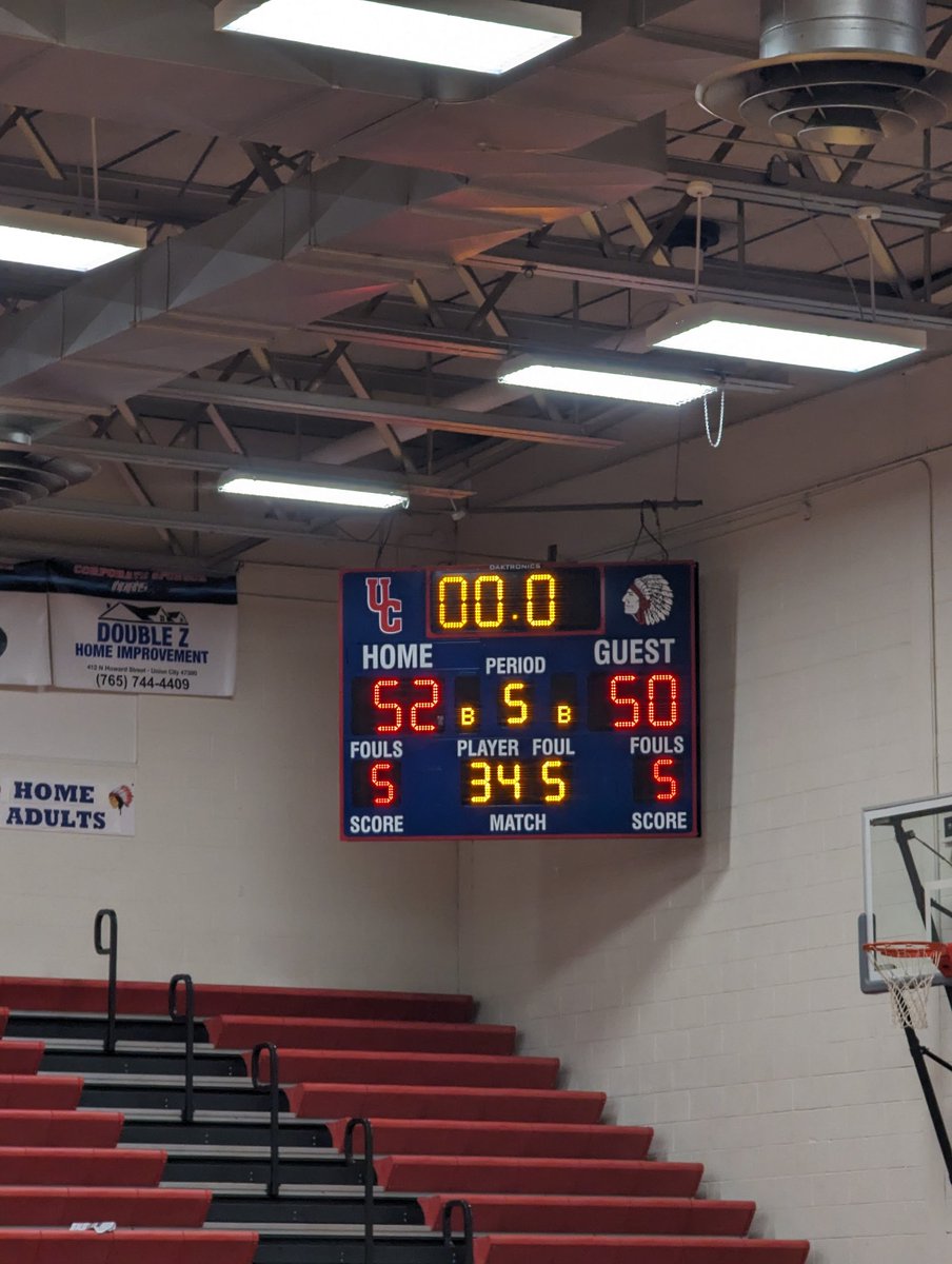 Senior night overtime win by the Indians over Union County. Senior Angel Nitro with the game winner from the deep corner. Great TEC win by the Indians after trailing must of the night. #UCpride <a href="/JohnRHarrell/">John Harrell</a> <a href="/MaxPreps/">MaxPreps</a> <a href="/RandolphEastern/">Randolph Eastern Schools</a>