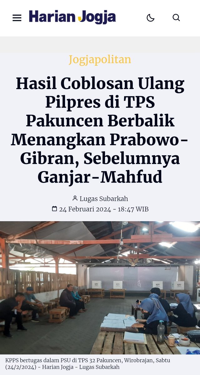 Lha sih... gimana ini.. hahahaha.. jangan2 coblos ulang dibilang curang juga.. 🤣🤣🤣🤣🤣🤣