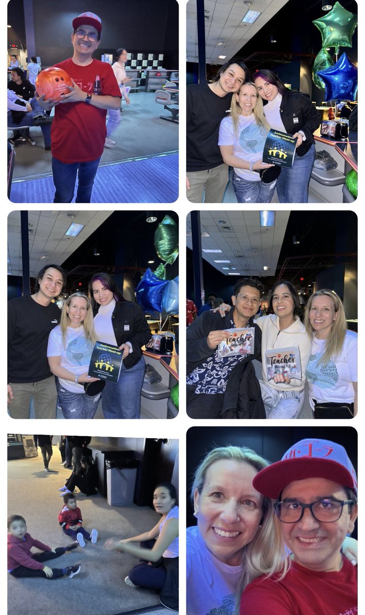 🌎🇺🇸We need each other to support us. What a good time we had‼️Laughter, bonding and FUN! Thank you for making this afternoon perfect! #UnitingOurWorld <a href="/ParticipateLrng/">Participate Learning</a> #Connectionscoordinators #familyfriendly #bowlingtime 🇲🇽 🇨🇴 🇨🇱
