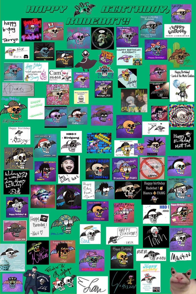 Happy Birthday, Rudebat!!! <a href="/rude_jr666/">Rudy</a> 
<a href="/DeathbatsClub/">Deathbats Club</a> <a href="/SoCalDeathbats/">West Coast Deathbats Discord</a>