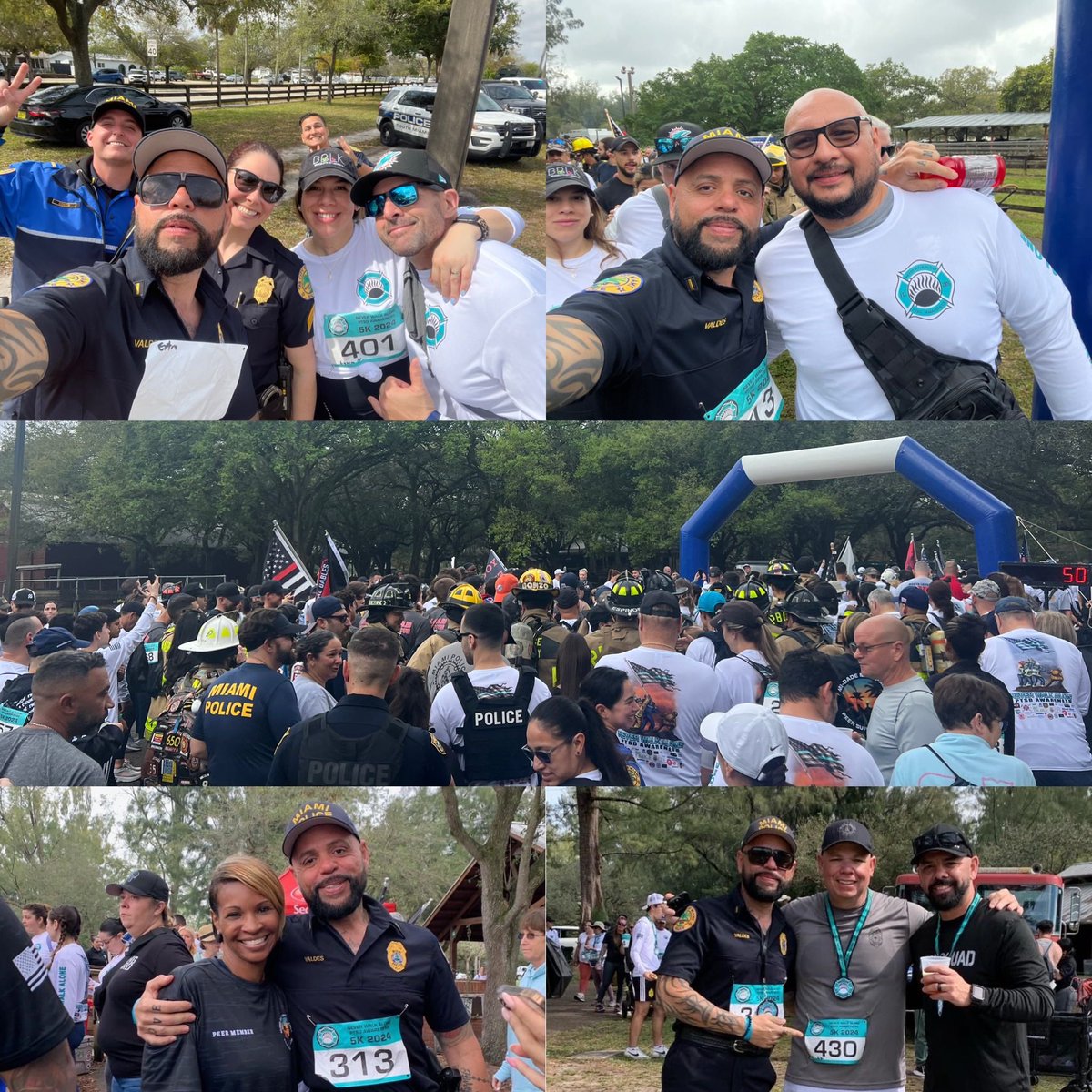 Today, I participated in the 2024 Never Walk Alone First Annual 5K Event with over 600 first responders and their families. We must continue as a unifying force to end the stigma that everyone is always ok. #MiamiPDChaplaincy #StayPrayedUp <a href="/MiamiPD/">Miami PD</a>