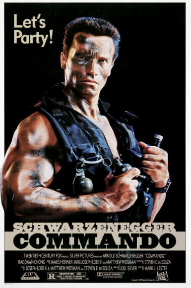 FilmsQuirky's tweet photo. #NowWatching #FilmX 📽️ 🎬
#Commando (1985)
A retired Special Forces colonel tries to save his daughter, who was abducted by his former subordinate.
#ArnoldSchwarzenegger #RaeDawnChong
#DanHedaya #VernonWells #AlyssaMilano
#DavidPatrickKelly #BillDuke #JamesOlson https://t.co/QVS9zBTBgC