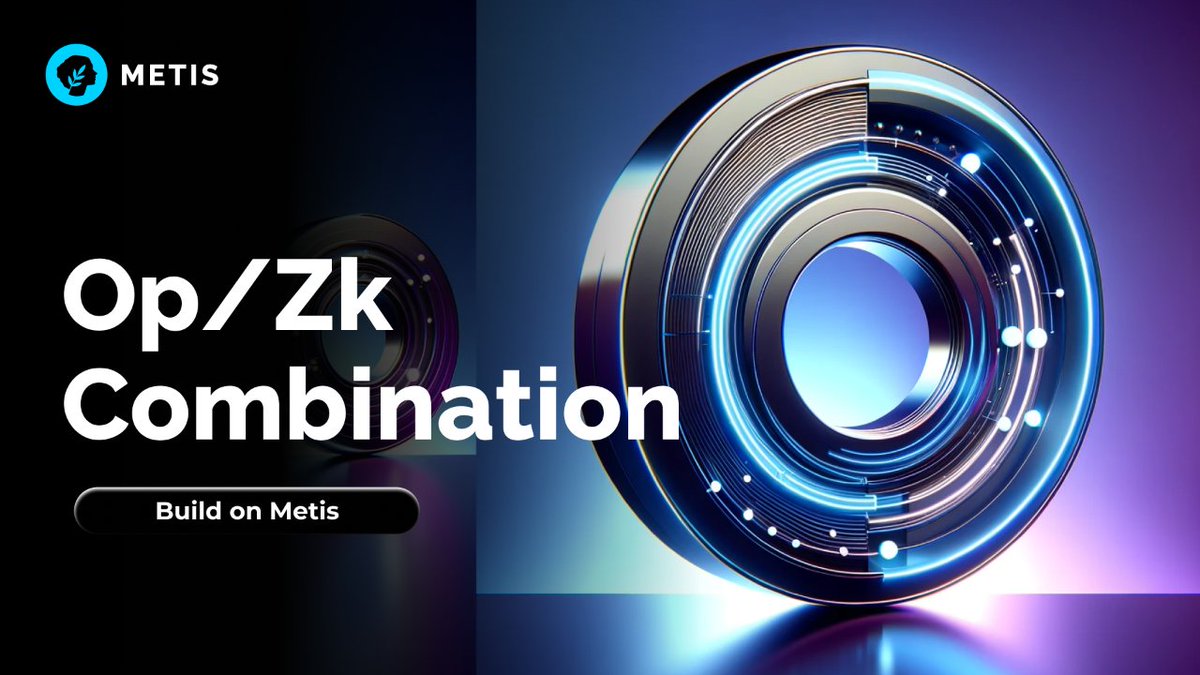 #Metis will soon combine the best features of Optimistic Rollups, with those of Zero-Knowledge Rollups, resulting in the first-ever #Ethereum Hybrid Rollup.

Are you ready for the future of rollups? Start building on Metis now.

🔗metis.io/developers