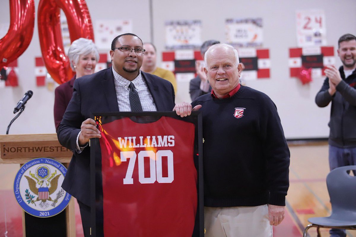 NHSACA is Excited to announce that Fred Williams from Northwestern HS Connecticut @CTHSCA has been selected as a finalist for @nhsaca National 🏀 Coach of the Year! Congratulations Coach!