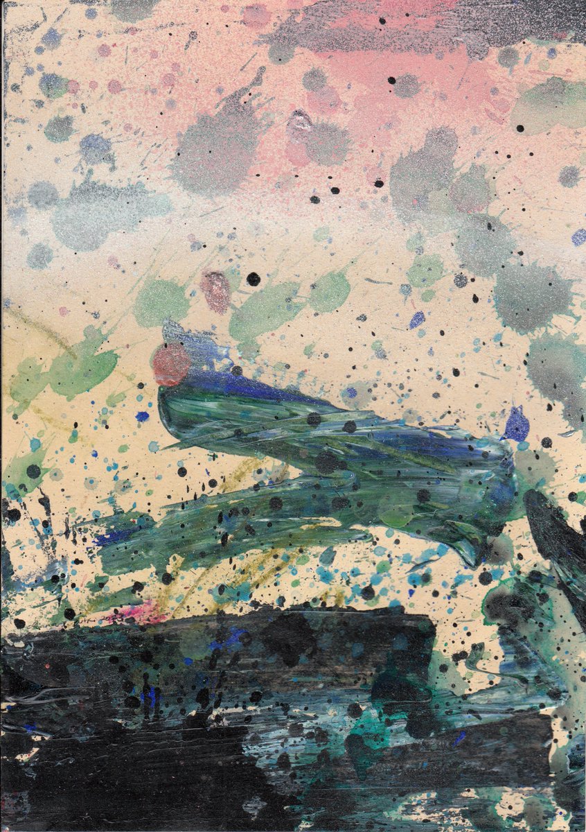 ROUNDCOLLAB x @ETHDenver Art Gallery

Available for bidding on <a href="/opensea/">OpenSea</a>
Silent auction closes March 3, 2024 at 3:00pm MST

Diana Puspita Putri
Fatigue No. 10, 2023
Mixed media on paper
12 x 8 1/2 in

opensea.io/assets/ethereu…

#ethdenver
#ROUNDCOLLAB