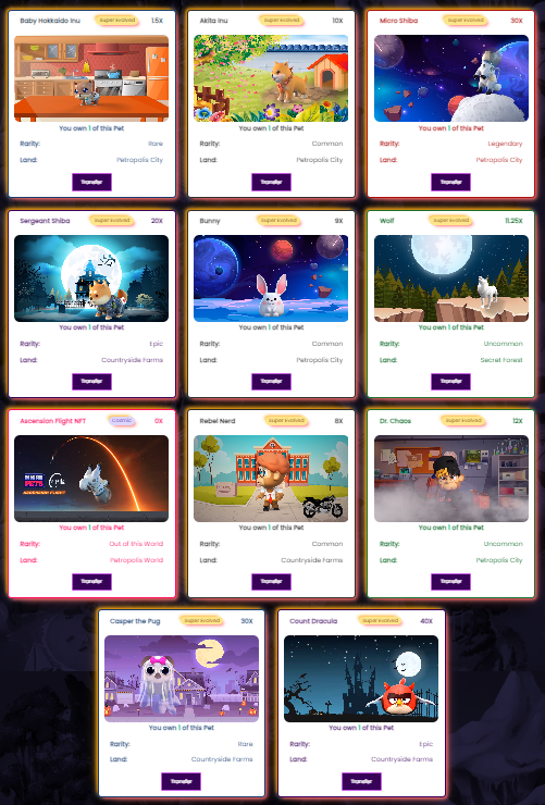 SCOTTBUSTER (@scottbuster23) on Twitter photo I just finished up SUPER EVOLVING all my <a href="/MicroPets_io/">MicroPets 🐶</a>
Let me know which one is your favorite???
#MicroPets #PETS I just finished up SUPER EVOLVING all my <a href="/MicroPets_io/">MicroPets 🐶</a>
Let me know which one is your favorite???
#MicroPets #PETS