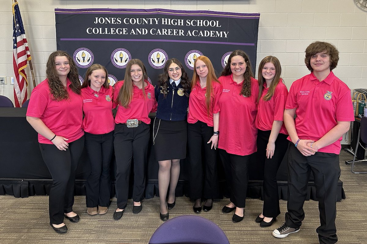 NationalFFA's tweet photo. That’s a wrap on National FFA Week 2024! 🌟

Thank you for all the places that hosted our National Officers, thank you to all the wonderful people who welcomed us with open arms, and a huge thank you to everyone who helped us pass our Give FFA Day goal! 🎊

#FFAWeek24 https://t.co/4PYSh6rmSE