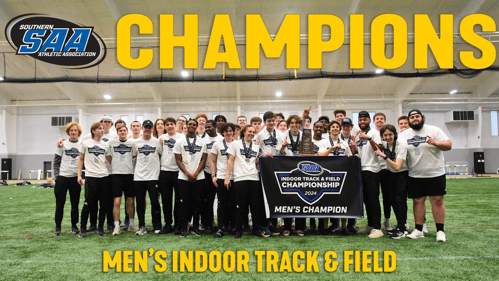 🎽| Congratulations to Centre men's track &amp; field for winning the inaugural SAA Indoor Championships! #RollKerns centrecolonels.com/news/2024/2/23…