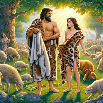 Adam Skin Color The Lord God made garments of skin for Adam and his wife and clothed ...