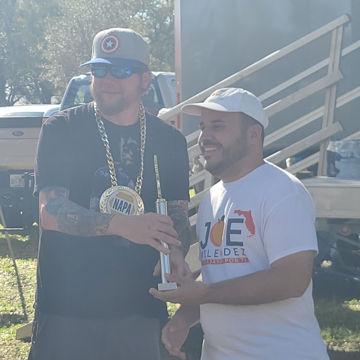 Joeforflorida43's tweet image. Congratulations to everyone who received an award today at the Pine Castle Pioneer Days Car Show. Pictured here are some of the winners. #pioneerdays #pinecastle #hd43 and #hd42 #conway