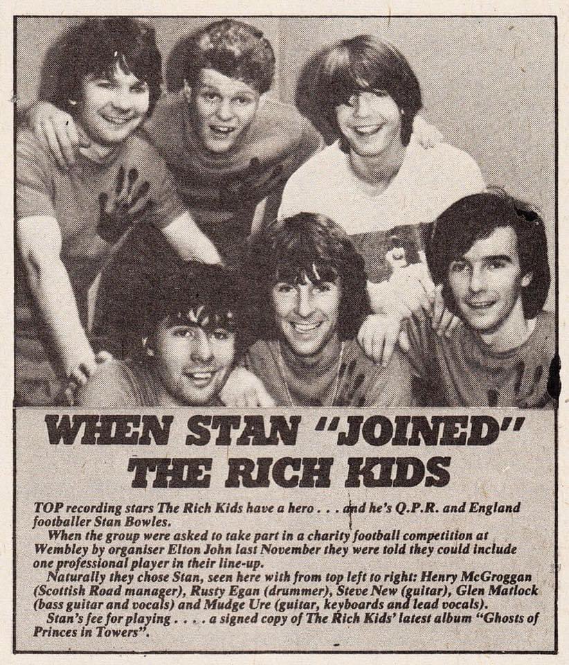 GlenMatlock's tweet photo. Sad news today about magic maestro Stan Bowles’ passing. It was a privilege to have kicked a football around with him many moons ago. 🥲 https://t.co/kR6M75P7ci