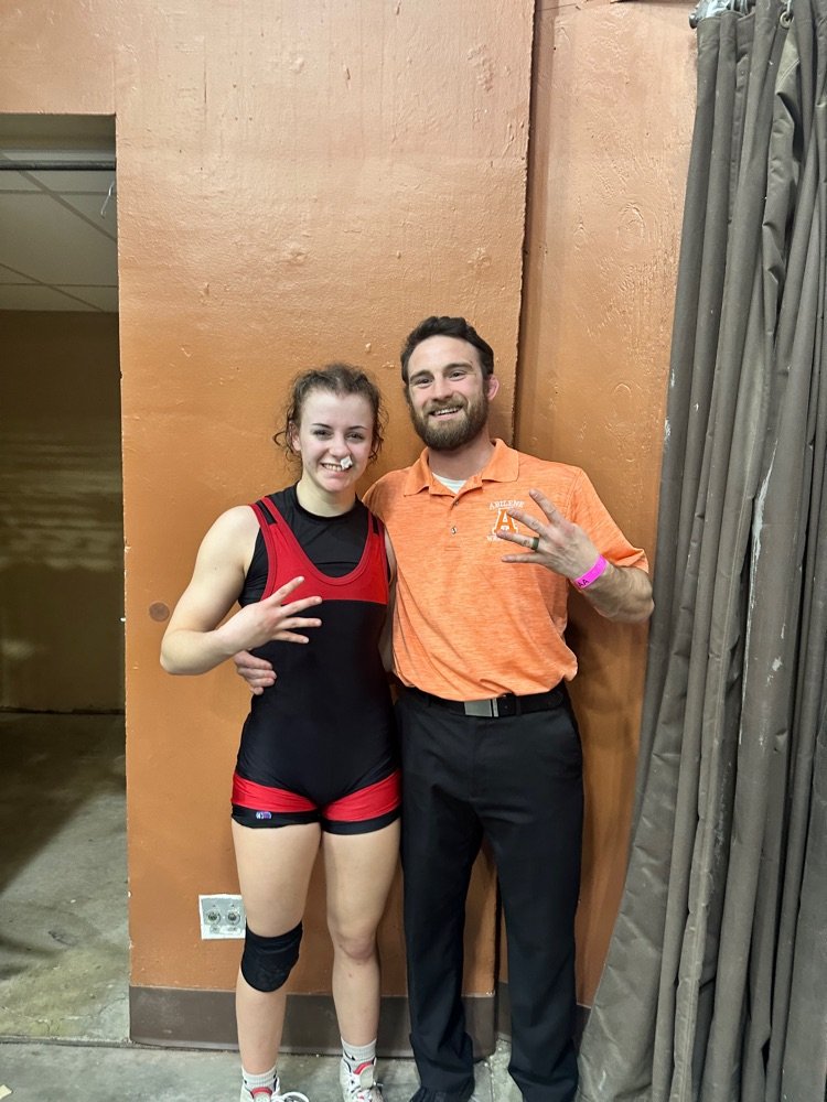 Dawg Wrestling is in rare air. No other school in the state of Kansas can boast a men's and women's 4 time State Champions! Go Dawgs!