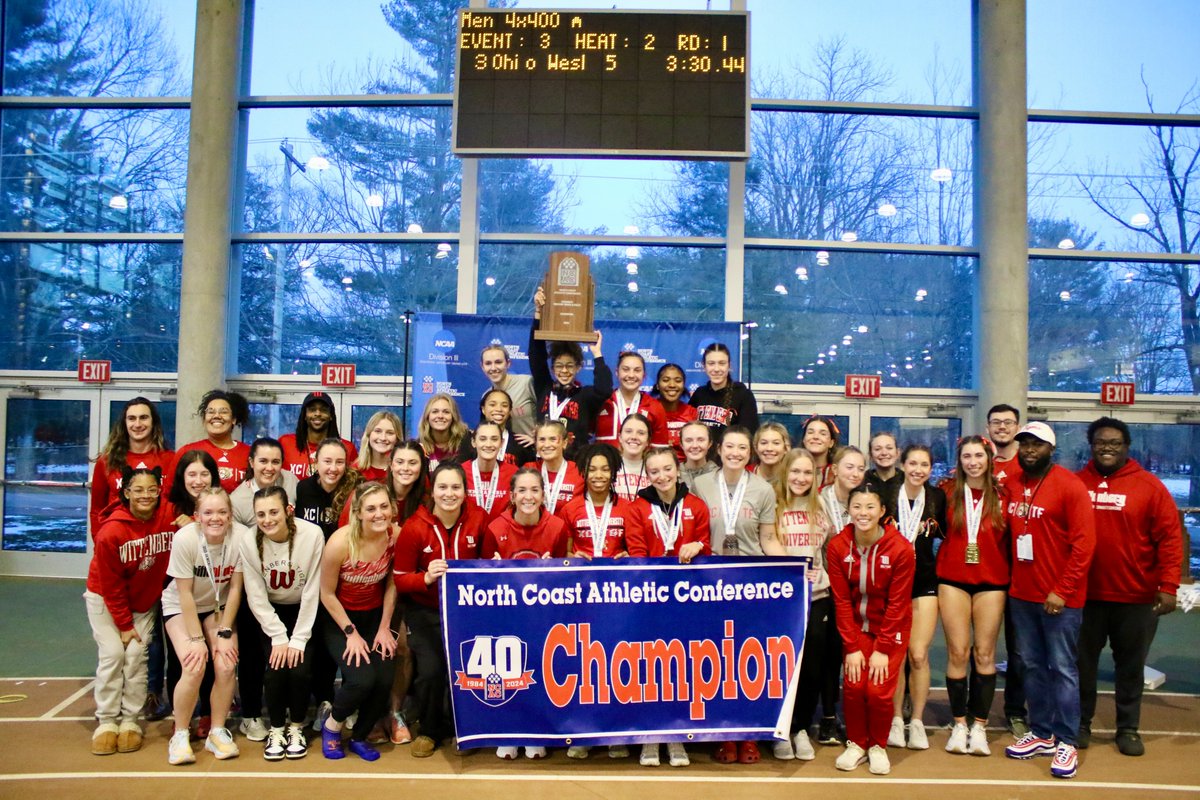 The <a href="/witt_xctf/">Wittenberg Cross Country/Track & Field</a> Tigers are the 2024 <a href="/NCAC/">NCAC</a> Women's Indoor Track &amp; Field Champions!

#NCACPride | #NCACitrk24 | #Cheersto40yrs