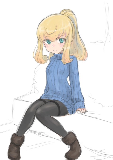 縦セタイツ部のノエルちゃんです
#アリスギアお絵かき 