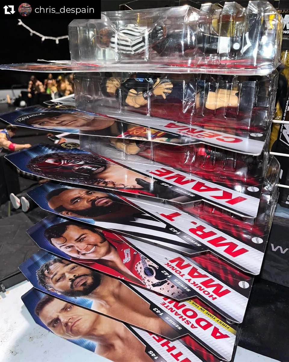 RingsideC's tweet photo. We love a weekend #RSCMailCall! ๐ค
Repost chris_despain
New Basics!!! From @RingsideC ๐ฆ๐ฆ๐ฅ๐ฅ๐ฅ๐๐๐๐๐๐
Shop @Mattel @WWE Figures at https://t.co/N1PFRCXGB5!
#RingsideCollectibles #WrestlingFigures #Mattel #WWE #WWERaw #SmackDown #Gunther #MrT #AshanteTheeAdonis #HonkyTonkMan #JohnCena #Kane