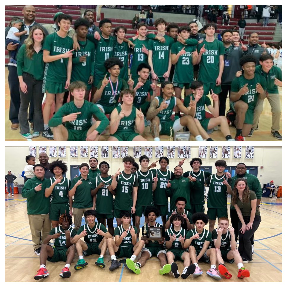 Back2Back CCS CHAMPS!! ☘️🏀 #CultueOfJoy #HeartOfTheCity #T3 #GoIrish 🏆🏆