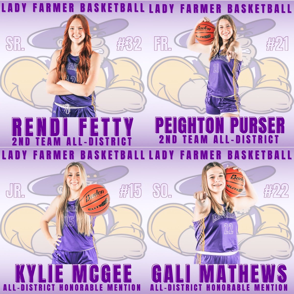 Lady Farmers Basketball tweet media