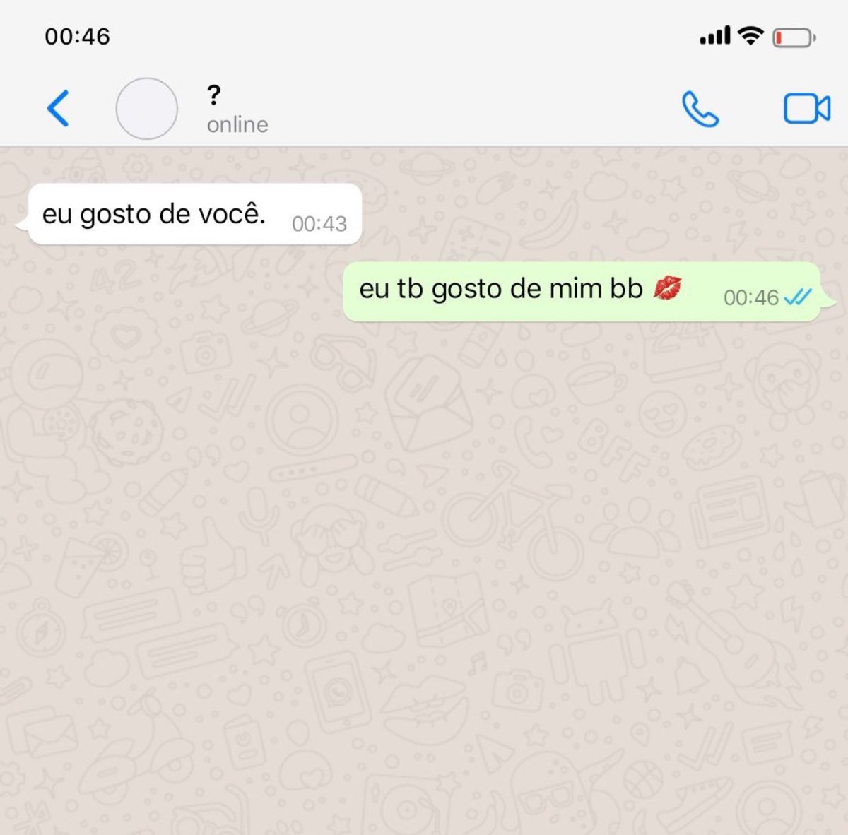 venenzzo's tweet image. ? = te dou um de acordo com a minha opinião