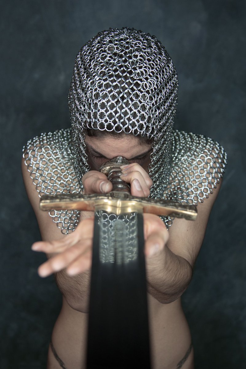 adampicz's tweet photo. @GlassOlive If you’re ever in Portland I’m down. I even have a selection of swords! 😁 https://t.co/3ciNUEaCVE