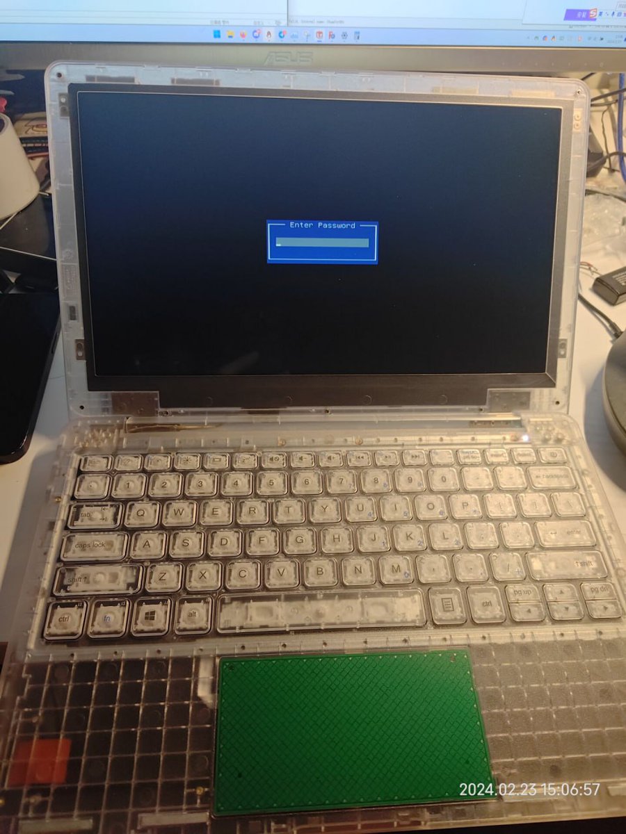 Bought a prison laptop on eBay. Thought it should be just some generic laptop with a clear shell, turns out it's actually a bit more than that.