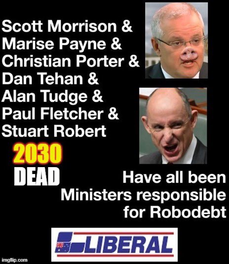 @bsadams25 And all were very involved with our worst case of government cruelty. #Robodebt 
#LNPscandals #auspol