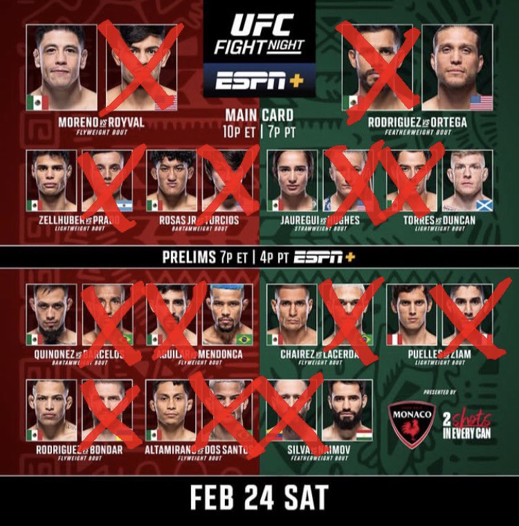 #FightPicks for #UFCMexico 🇲🇽