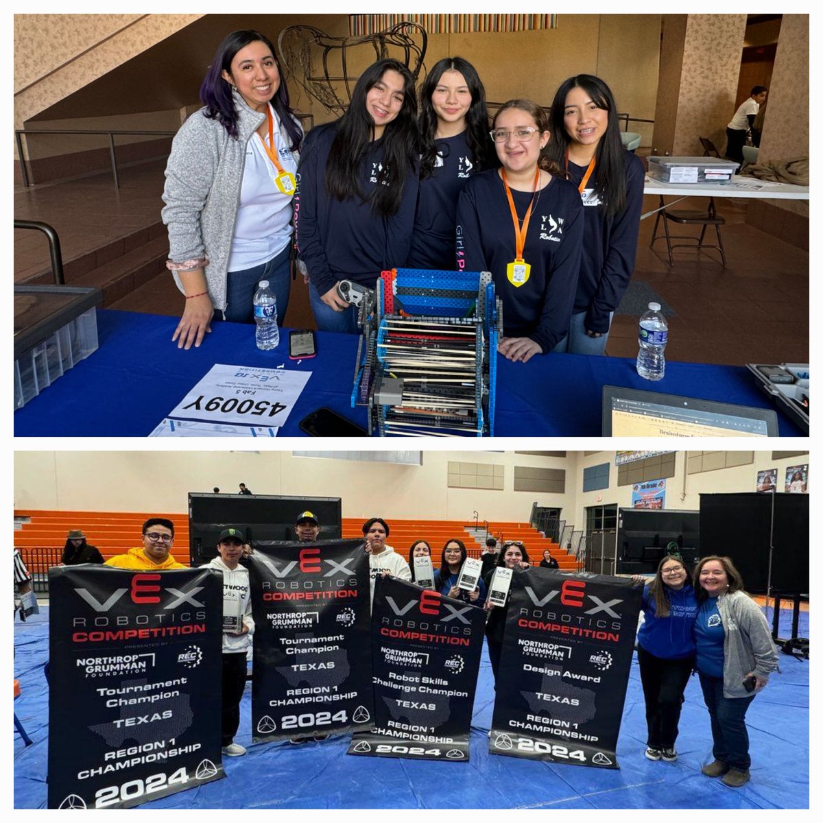 Hugo Martinez (@hmartinez5yisd) on Twitter photo A HUGE thank you to Ms.Rivera <a href="/Ysleta_YWLA/">Ysleta YWLA</a> & Mrs. Sarmiento <a href="/EastwoodHQ/">Eastwood High School</a> for hosting the MS & ES Region 1 VEX IQ Championships!! #ExellenceService ! <a href="/YsletaISDCTE/">Ysleta ISD CTE</a> <a href="/REC_Foundation/">REC Foundation</a> <a href="/VEXRobotics/">VEX Robotics</a> A HUGE thank you to Ms.Rivera <a href="/Ysleta_YWLA/">Ysleta YWLA</a> & Mrs. Sarmiento <a href="/EastwoodHQ/">Eastwood High School</a> for hosting the MS & ES Region 1 VEX IQ Championships!! #ExellenceService ! <a href="/YsletaISDCTE/">Ysleta ISD CTE</a> <a href="/REC_Foundation/">REC Foundation</a> <a href="/VEXRobotics/">VEX Robotics</a>