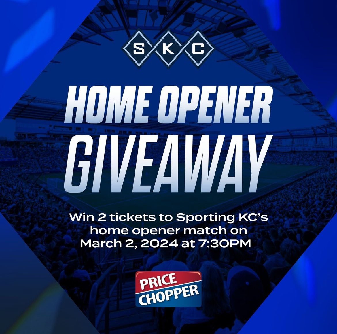 ⚽️ TWO FREE TIX ⚽️ up for grabs on the @‌mypricechopper Instagram to the @‌sportingkc battle against Philly at home on 3/2! Hit the link below for details! Don’t miss your chance to #paintthewall! Winner chosen 2/29. instagram.com/p/C3wDXKMyD9x/…