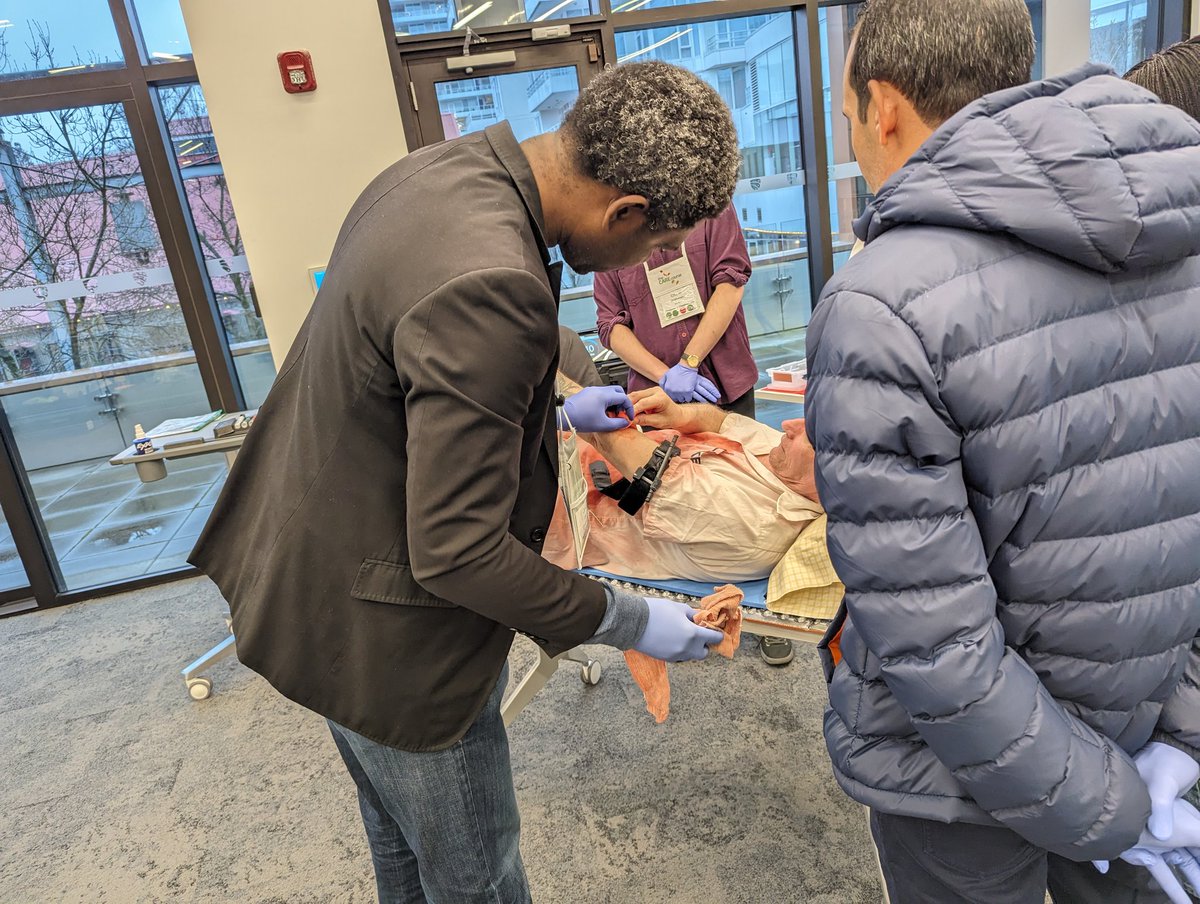 Hi fidelity haemorrhage control with the great #rural  <a href="/practicereadybc/">Practice Ready Assessment - BC</a> physicians.  <a href="/RCC_bc/">Rural Coordination Centre of BC (RCCbc)</a> <a href="/DoctorsOfBC/">Doctors of BC</a> @SRPCanada <a href="/CFPC_e/">The College of Family Physicians of Canada</a> <a href="/BCCFP/">BC College of Family Physicians</a> #ruralrocks