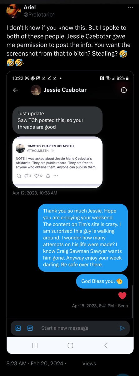 PaulaCBlades17's tweet photo. No one stole a dime from Field; that lie was started by #GuyBrummell aka #AgentMargaritaville. 

Those involved in the #PPTF Psyop were responsible for weaponizing #FieldMcConnell & @Kim_Picazio against each other. #FACT 

Kim Picazio  & Field McConnell are staunch allies today; both completely understand what happened to them & have fully forgiven each other. 
🙏🏻🕊️💕

FYI: Field McConnell & Juan O Savin are still very close friends today, also. 

Those of you still actively spewing lies about Field McConnell, might just want to keep his name out of your mouths until you actually learn the truth.  Take Good Care!!! 

 #TimothyHolmseth, #RandiErickson & #JessieCzebotar are all still complicit in the #PPTF Psyop.