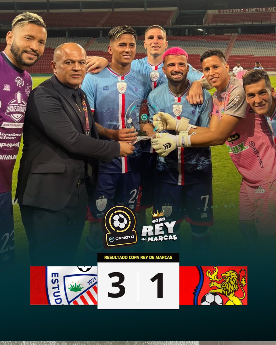 🇮🇩 • <a href="/EstudiantesMEFC/">Estudiantes de Mérida FC</a> le puso la cereza al pastel ganando la Copa CF Moto en la tanda de penaltis

#LigaCFMoto