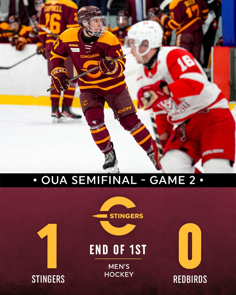 🐝🏒MHKY | End of 1st 

Up 1 after 1!

#CUhockey #CUstingers