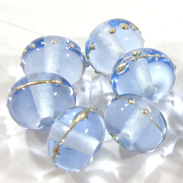 #Handmade #Lampwork #Glass #Beads, Pale #Blue Silver Shiny Glossy 050gfs covergirlbeads.com/products/handm… #HandmadeLampworkBeads #LampworkGlassBeads #LampworkBeads #HandmadeBeads #JewelryMakingBeads #JewelryBeads #JewelrySupplies #ShopSmall #SmallBusiness #BlueBeads @Covergirlbeads