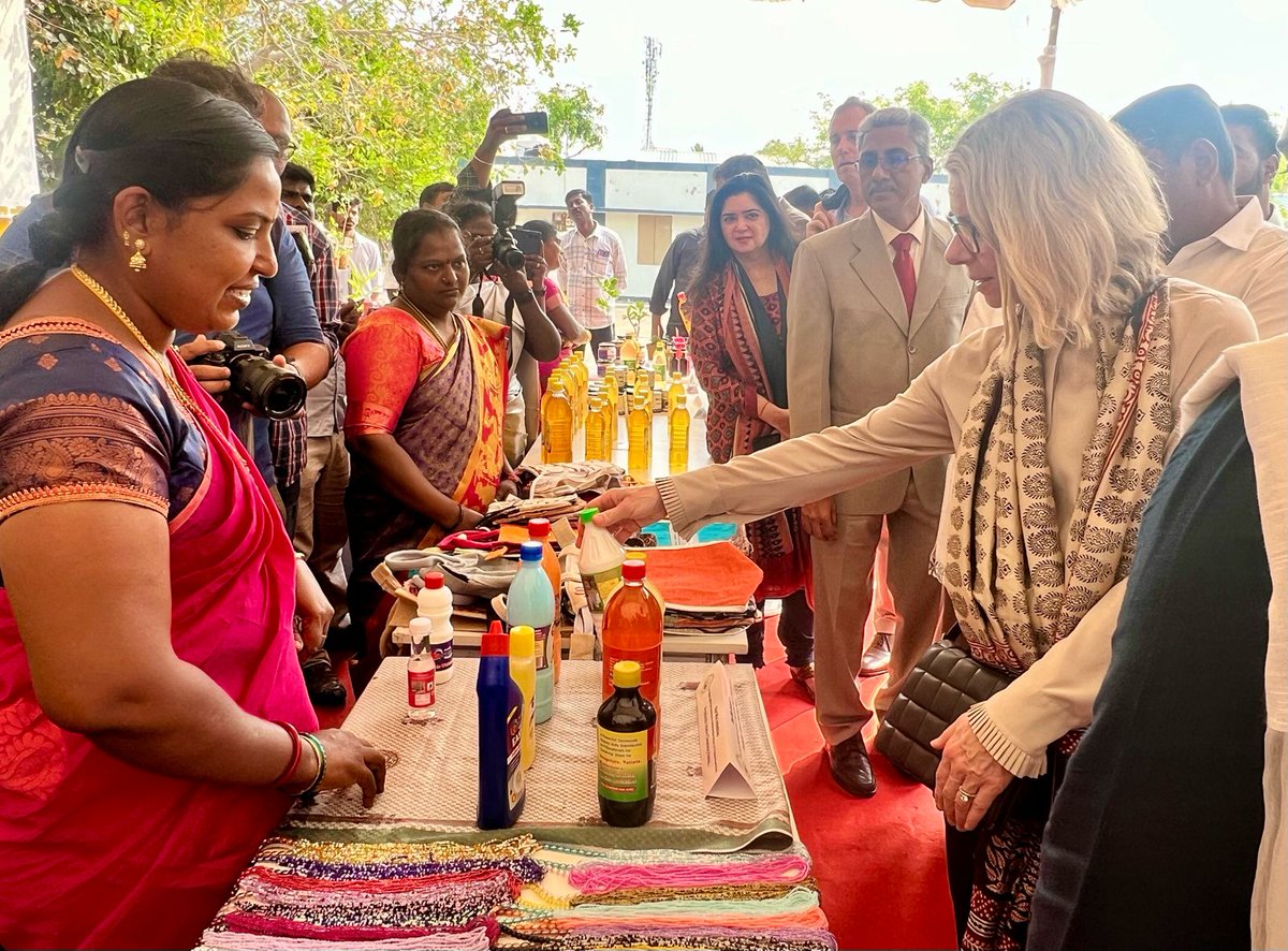 Investing in women is always a good decision! In Chengalpattu, #TamilNadu, I met rural women who, thanks to our support, have transformed their ideas into successful business enterprises. Since then, many of them have created jobs, trained youth & reinvested in the community.
